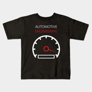 automotive engineering car engineer best design logo Kids T-Shirt